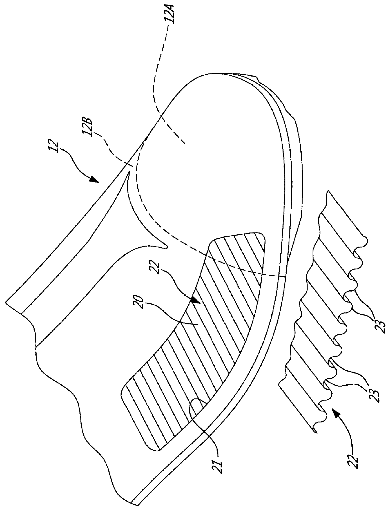 Cycling shoe with lateral metatarsal expansion zone