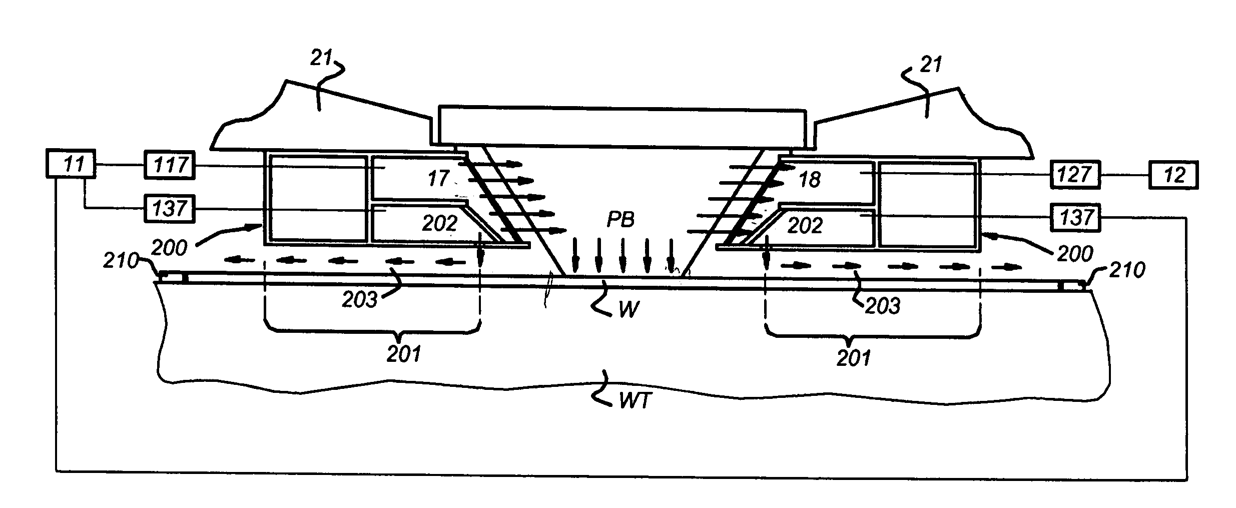 Lithographic apparatus comprising a gas flushing system