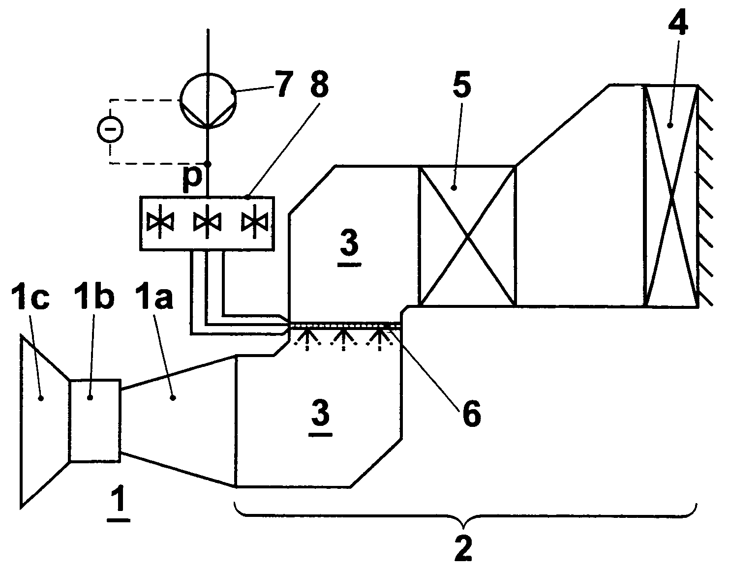 Method of controlling the injection of liquid into an inflow duct of a prime mover or driven machine