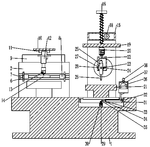 Drilling and polishing integrated multiple-hole-diameter conversion drilling machine capable of detecting machining situation