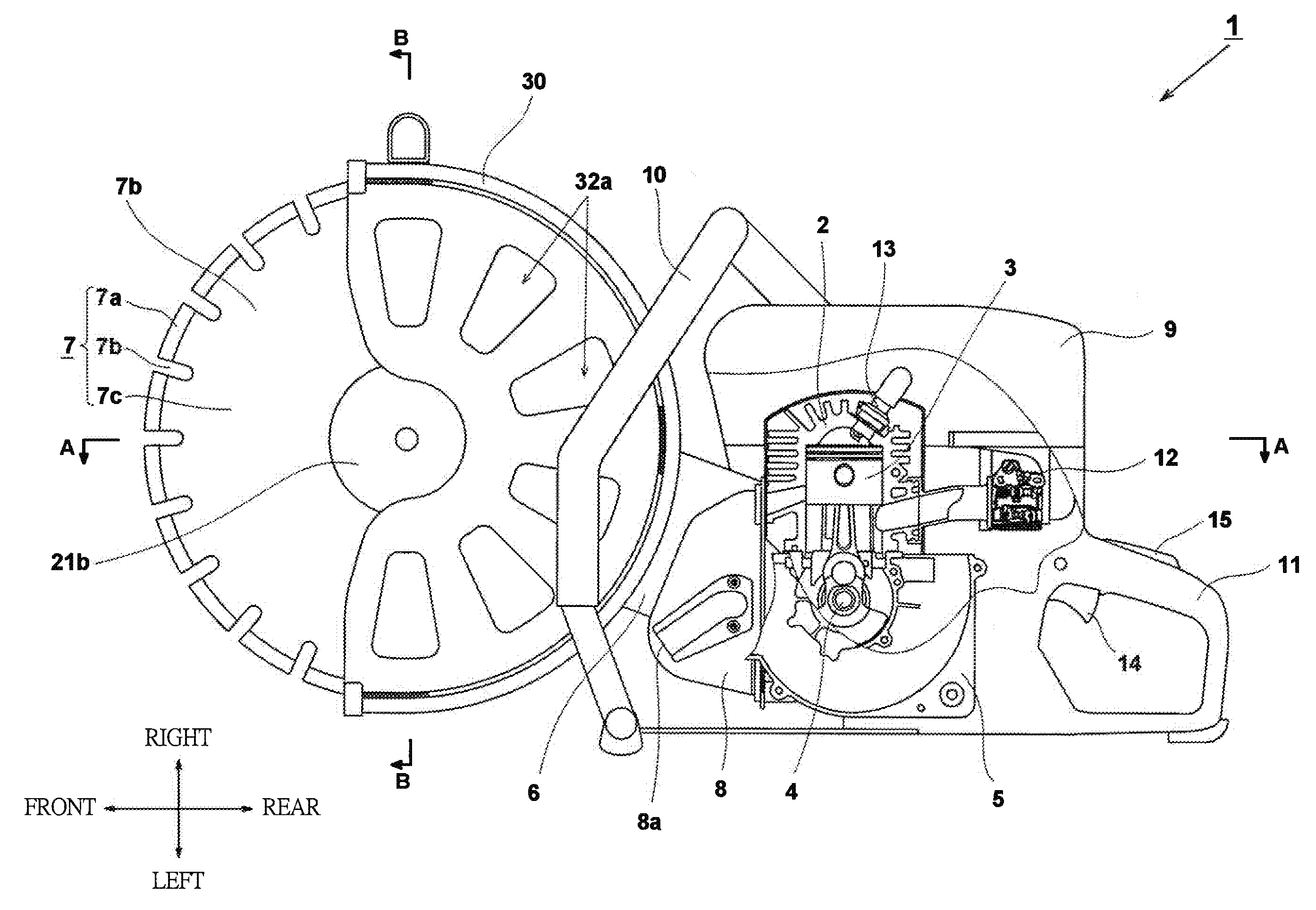 Portable working machine