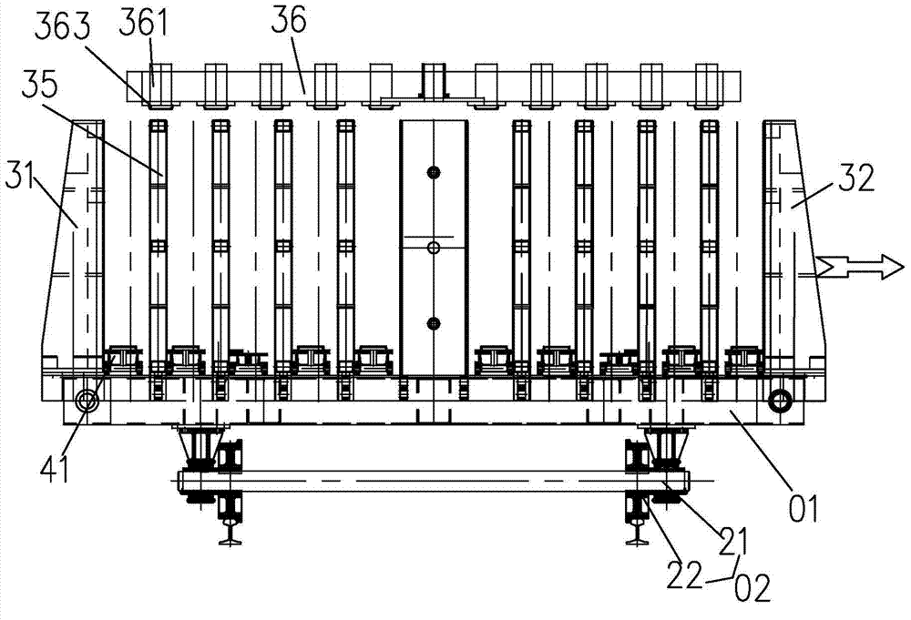 Multi-function concrete prefabricated part group vertical framework production equipment and production line