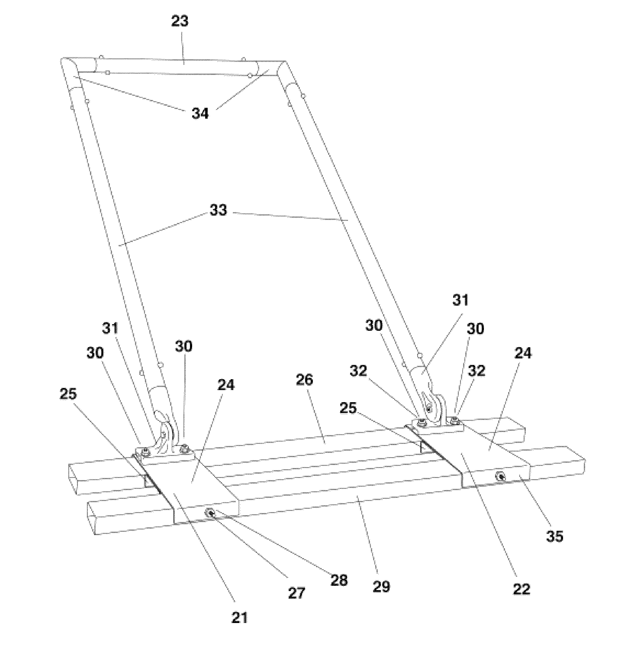 Ergonomic non-motorized vibratory concrete screed