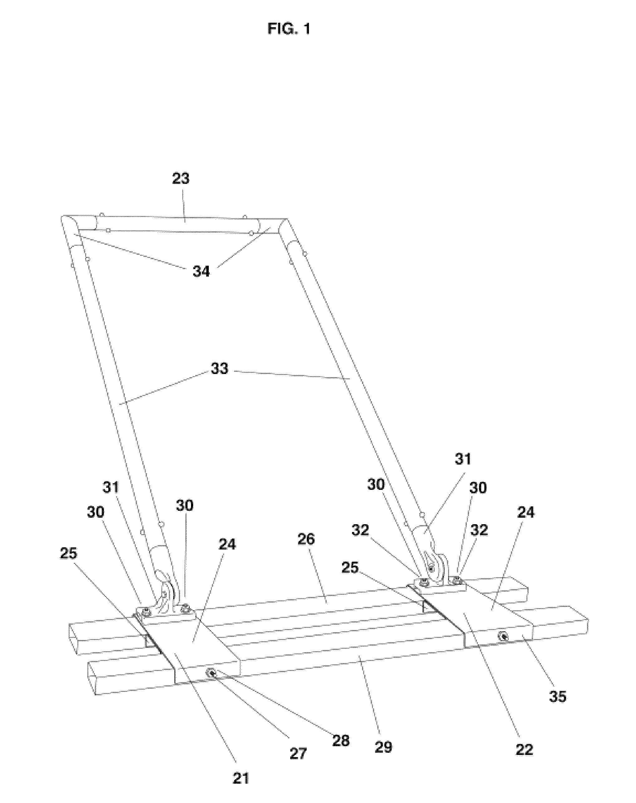 Ergonomic non-motorized vibratory concrete screed