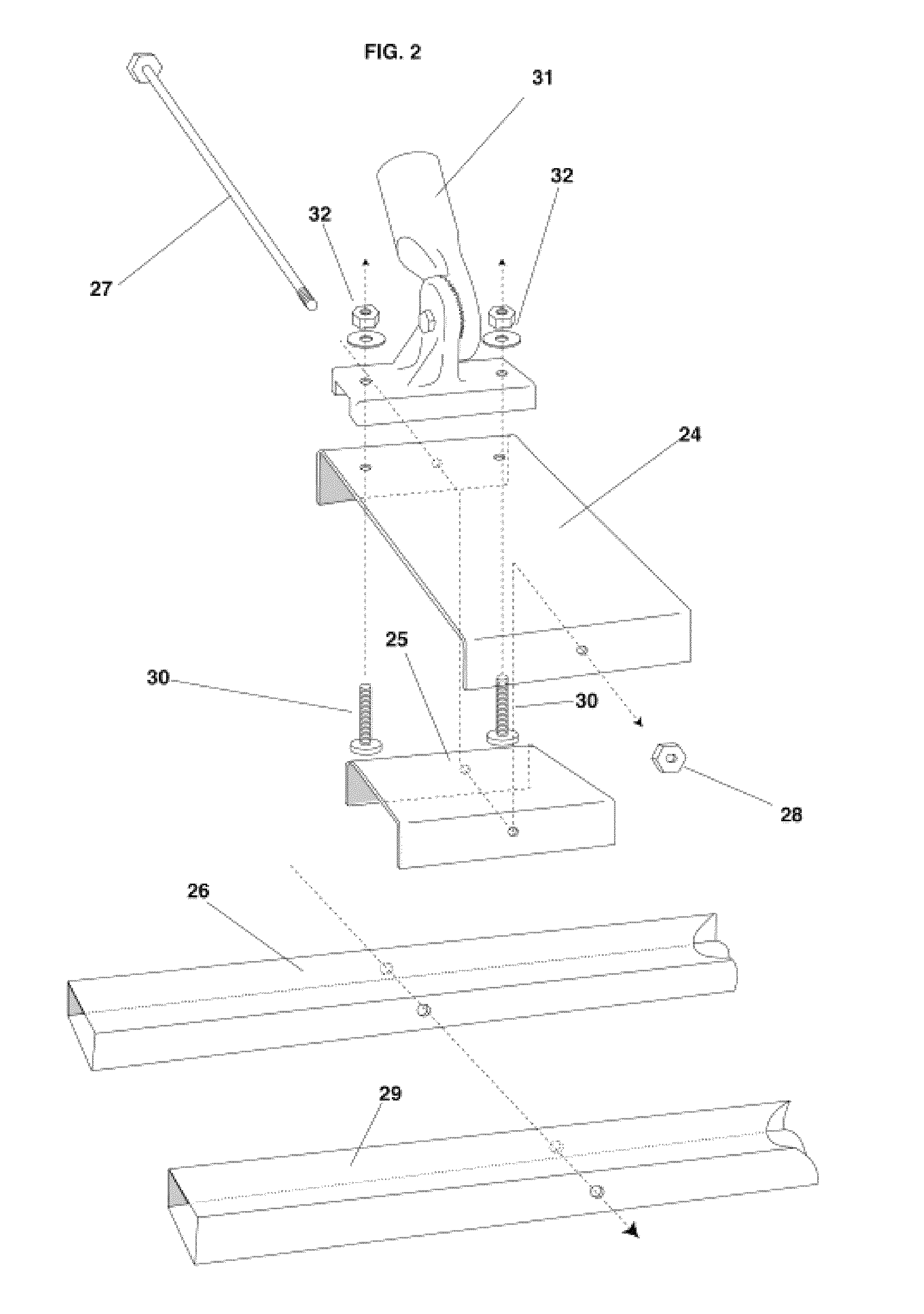 Ergonomic non-motorized vibratory concrete screed