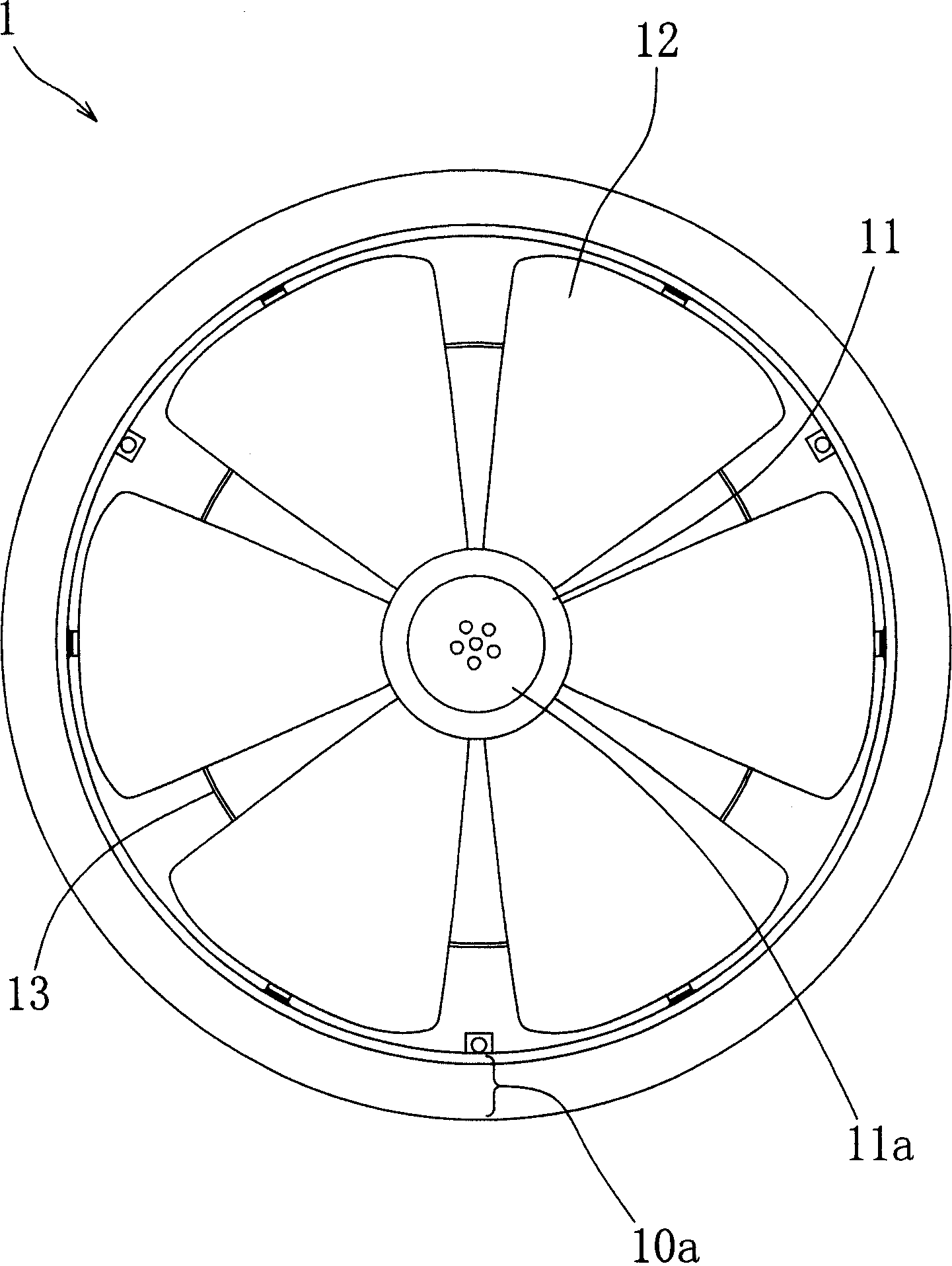 Vortex air outlet device