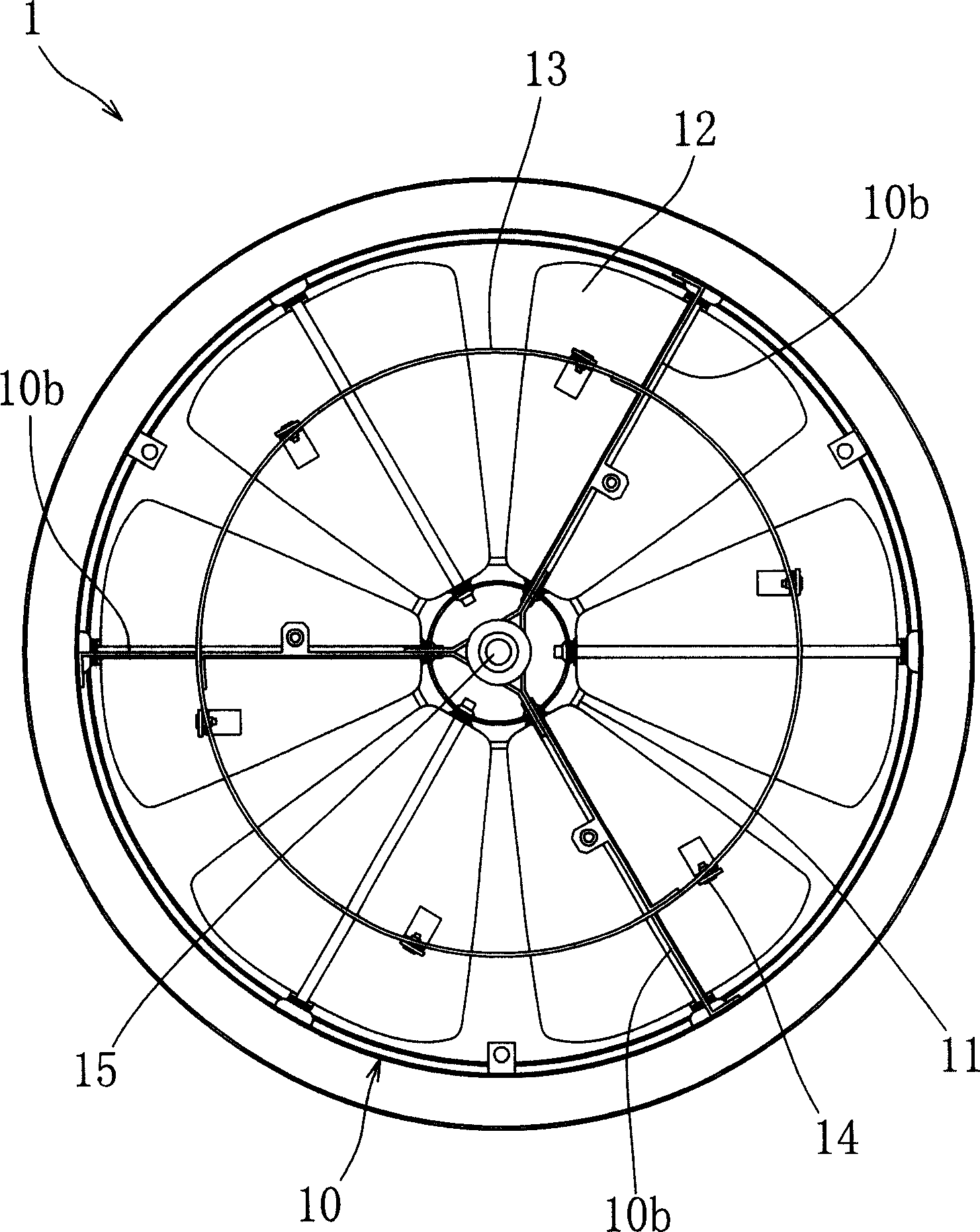 Vortex air outlet device