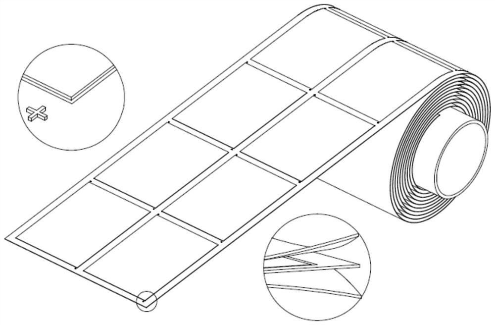 Ultrathin glass-organic film composite cover plate based on roll-to-roll process and manufacturing method thereof