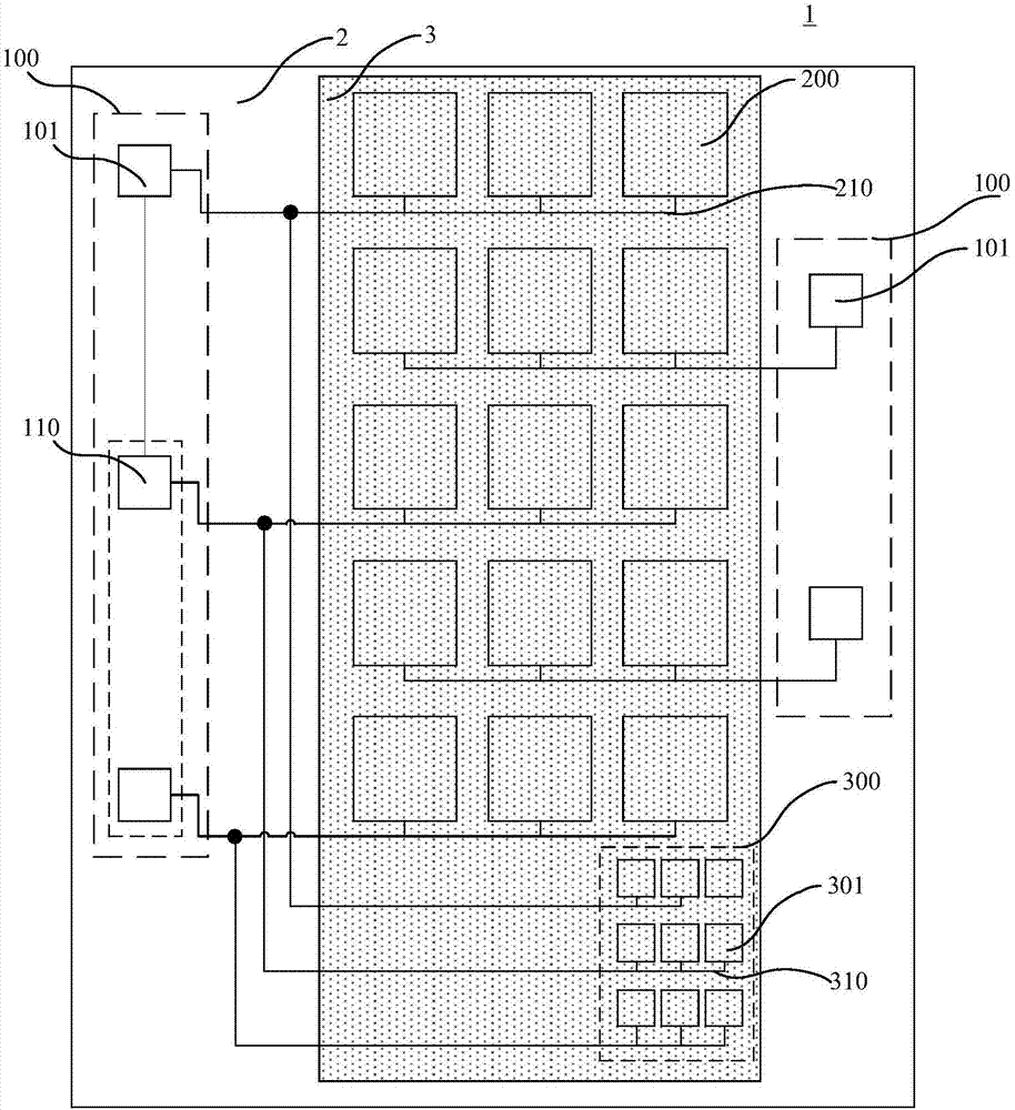 Array substrate, touch control panel, touch display device and driving method of array substrate