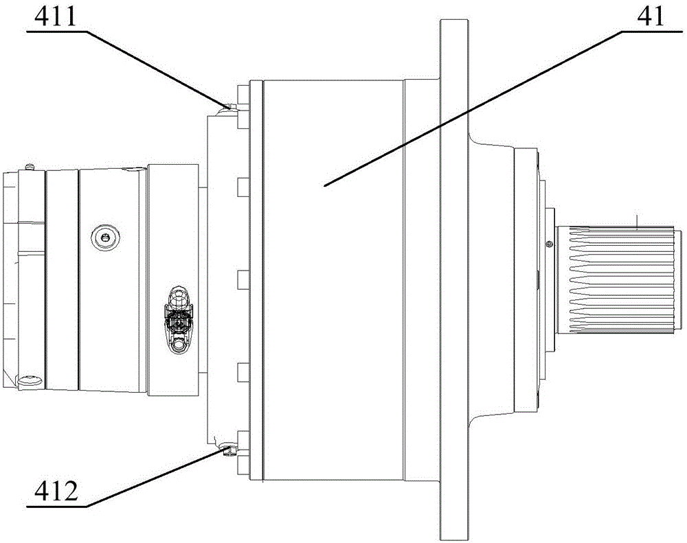 Rotary speed reducer and rotary speed reducer for walking