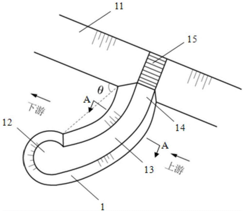 Flexible ecological spur dike system