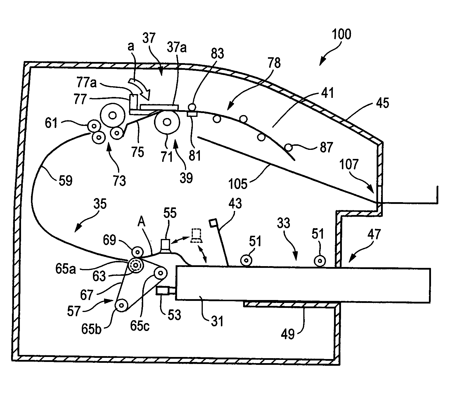 Thermal image recording apparatus