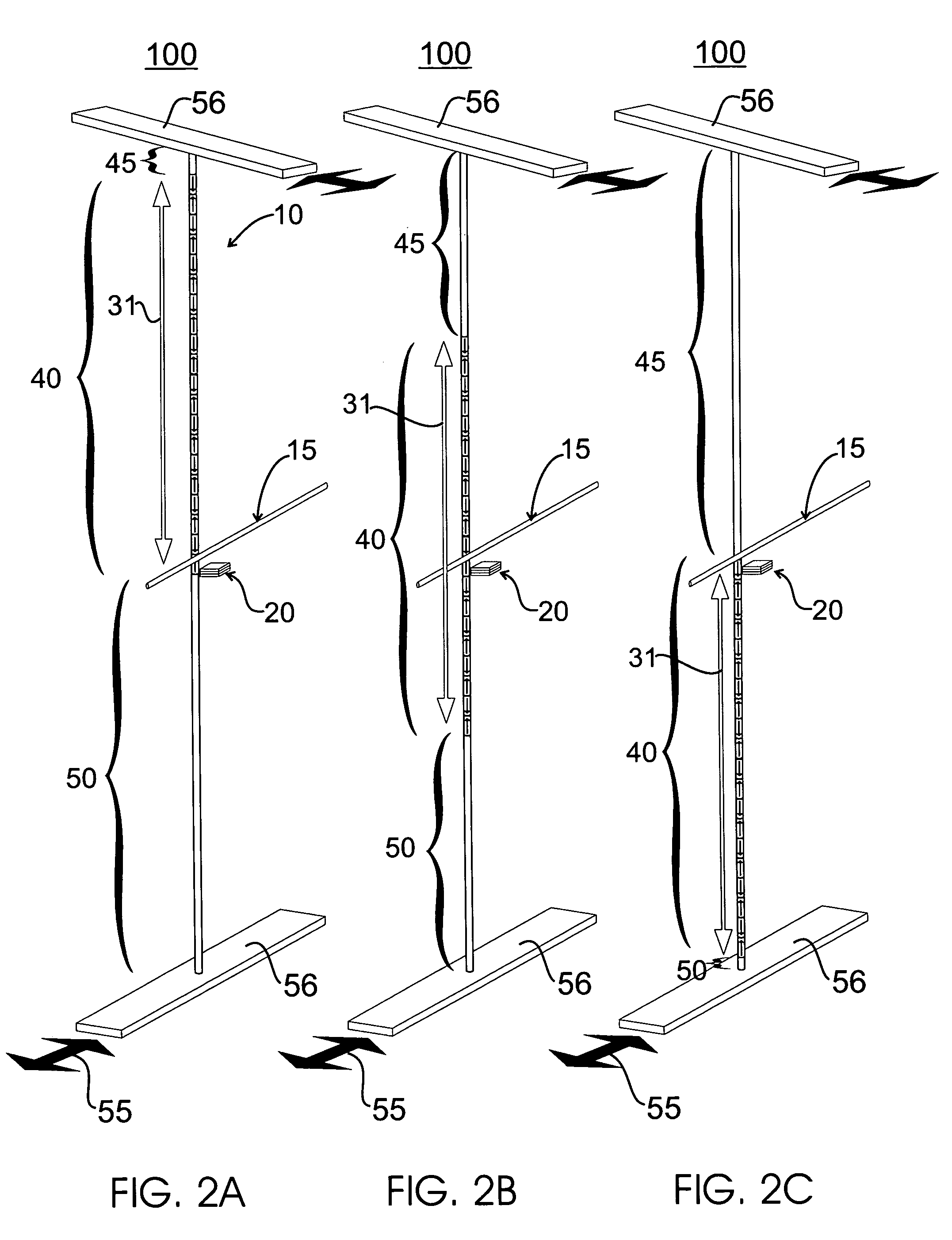 System and method for transferring data to and from a magnetic shift register with a shiftable data column