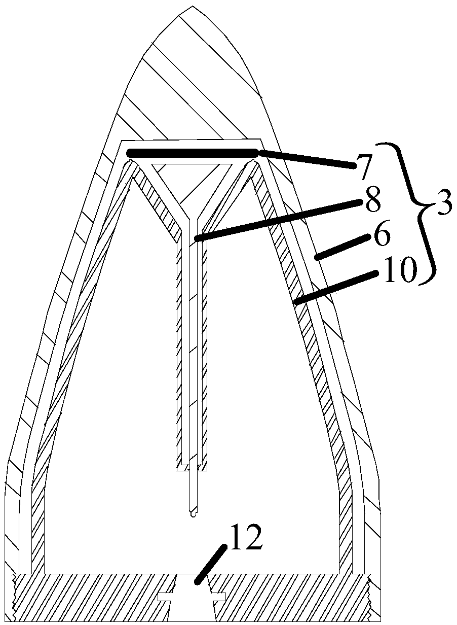 A projectile capable of secondary acceleration