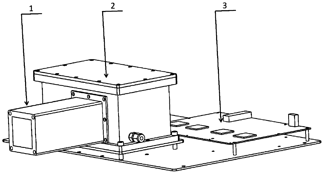 Side window type crossing radiation gas detector