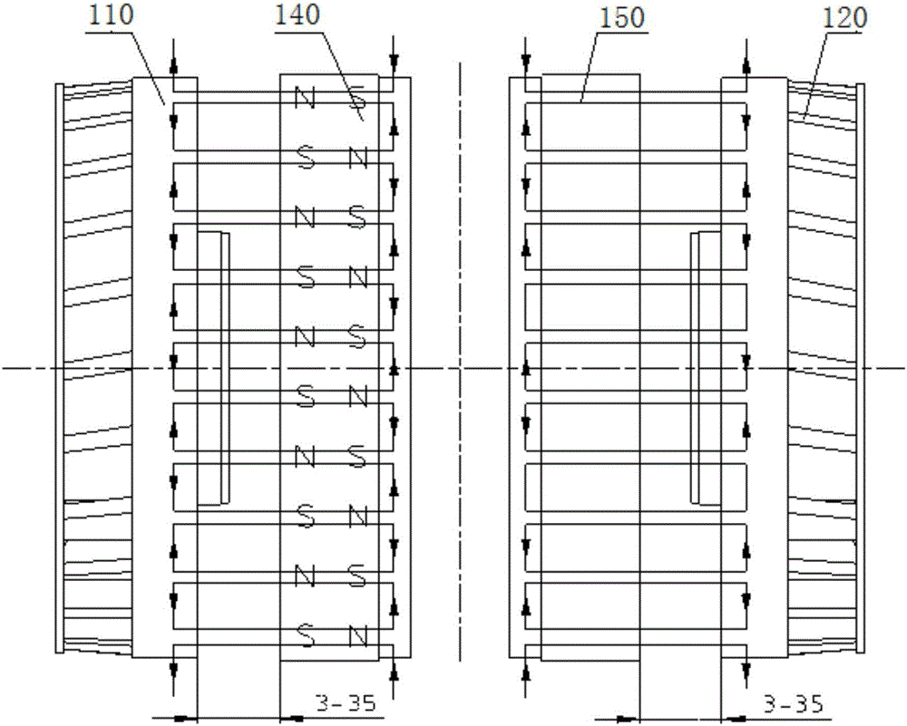 Vehicular disk-type permanent magnet eddy current retarder