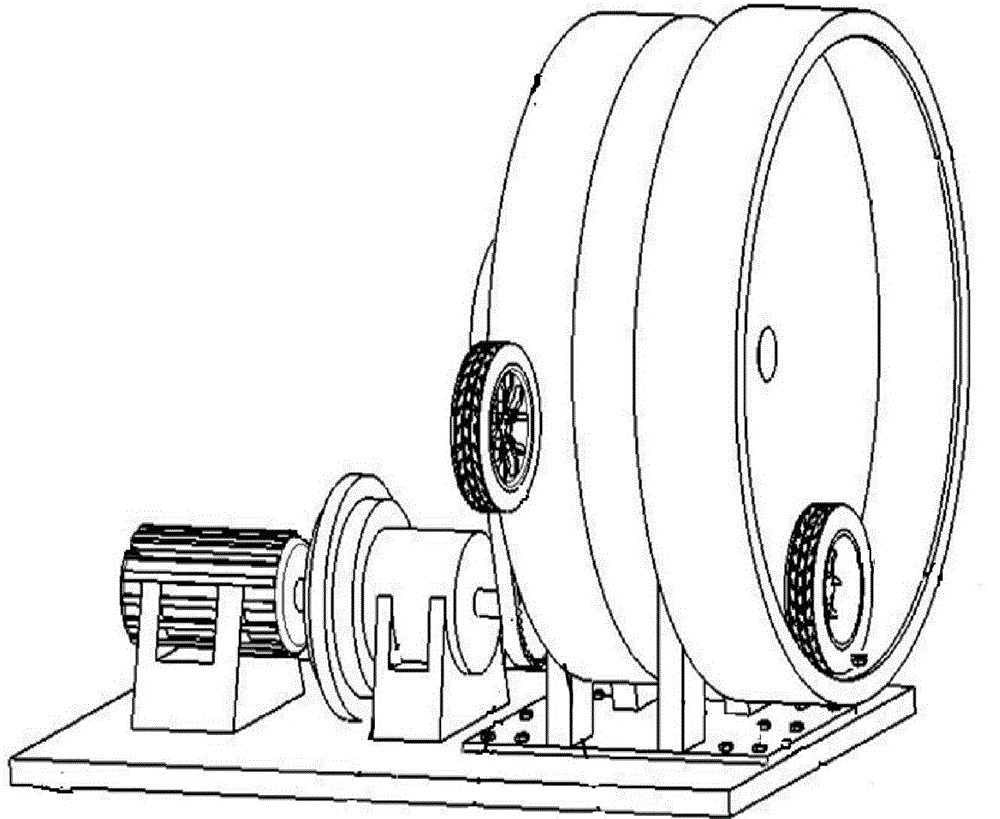 Method of predicating flat-pavement mechanical properties of tyre based on test data of rotary drum test bed