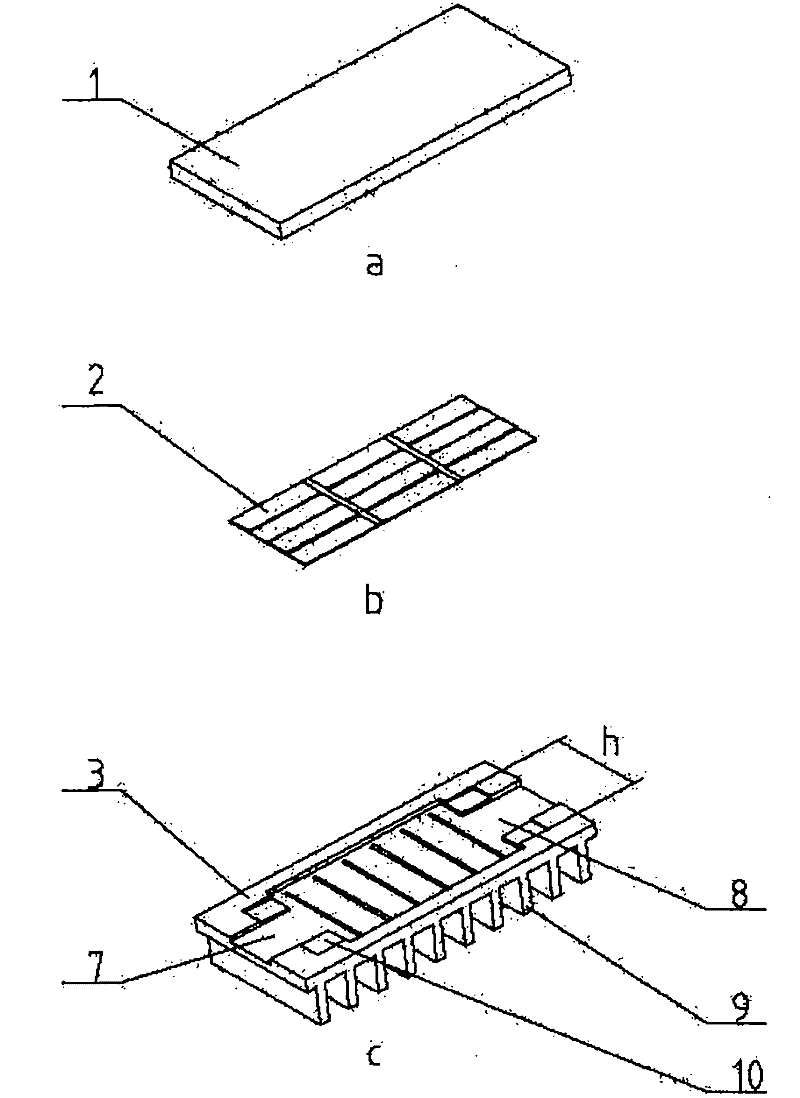 Solar photovoltaic cell with micro-fluidic structure