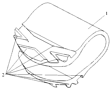 Integrated artificial cervical intervertebral disc false body with high mobility