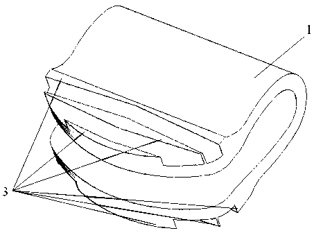 Integrated artificial cervical intervertebral disc false body with high mobility