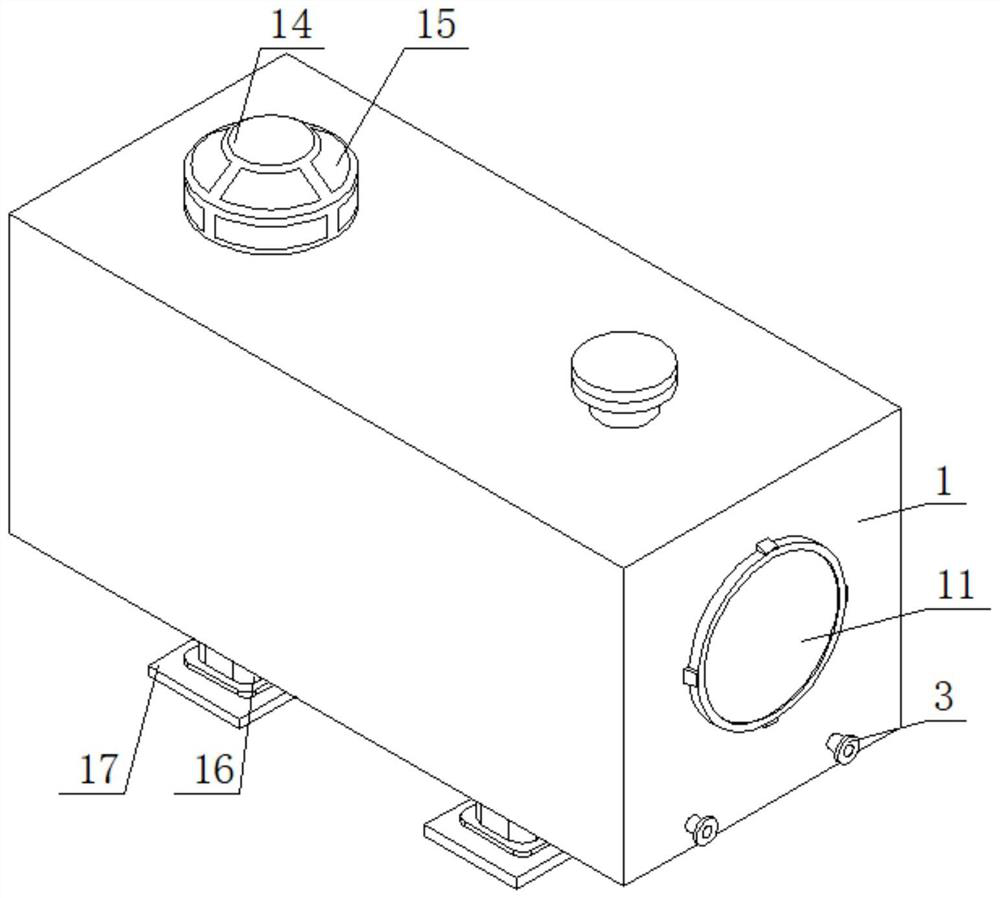 Biological storage box for glass fiber reinforced plastic processing