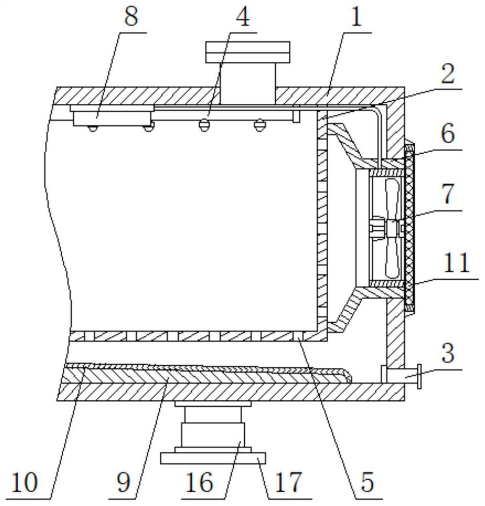 Biological storage box for glass fiber reinforced plastic processing