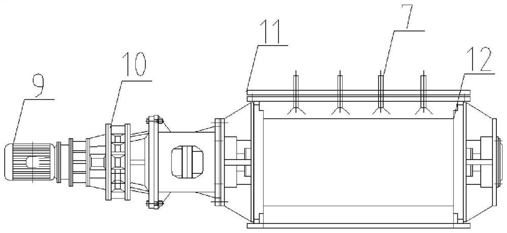 Sealed rotating type low-moisture coke quenching and discharging device