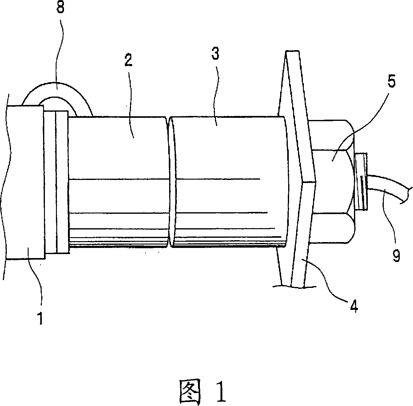 Acoustic emission measuring device, power transmission device, and rolling bearing device