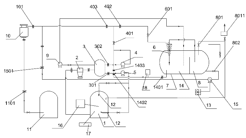 Mechanical cleaning device for product oil tank