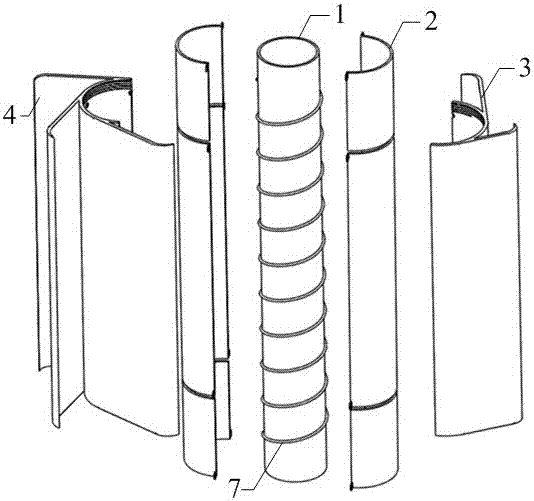 Propeller type synchronous power generating and vibration suppression device and method with piezoelectric panel