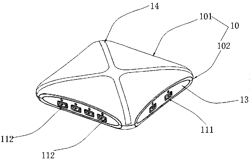 Anti-theft hub host with data collection and self-service experience system based on the host