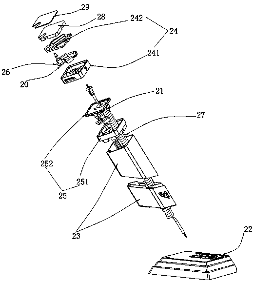 Anti-theft hub host with data collection and self-service experience system based on the host