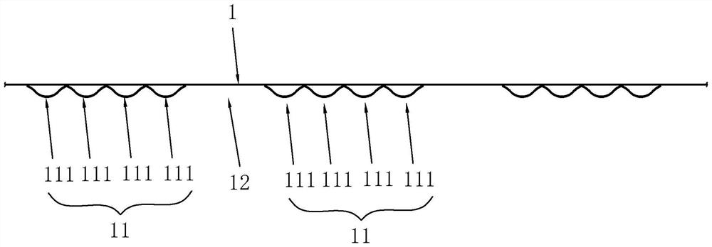 Wave spring applied to ultra-long sealing strip