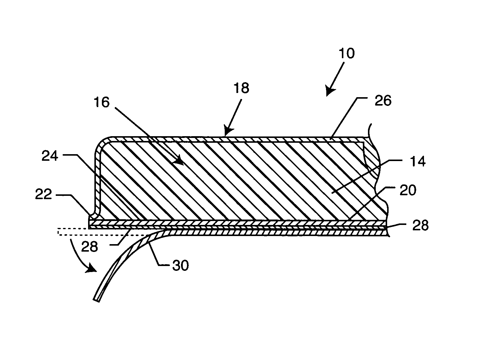 Conformable pod for a manual implement