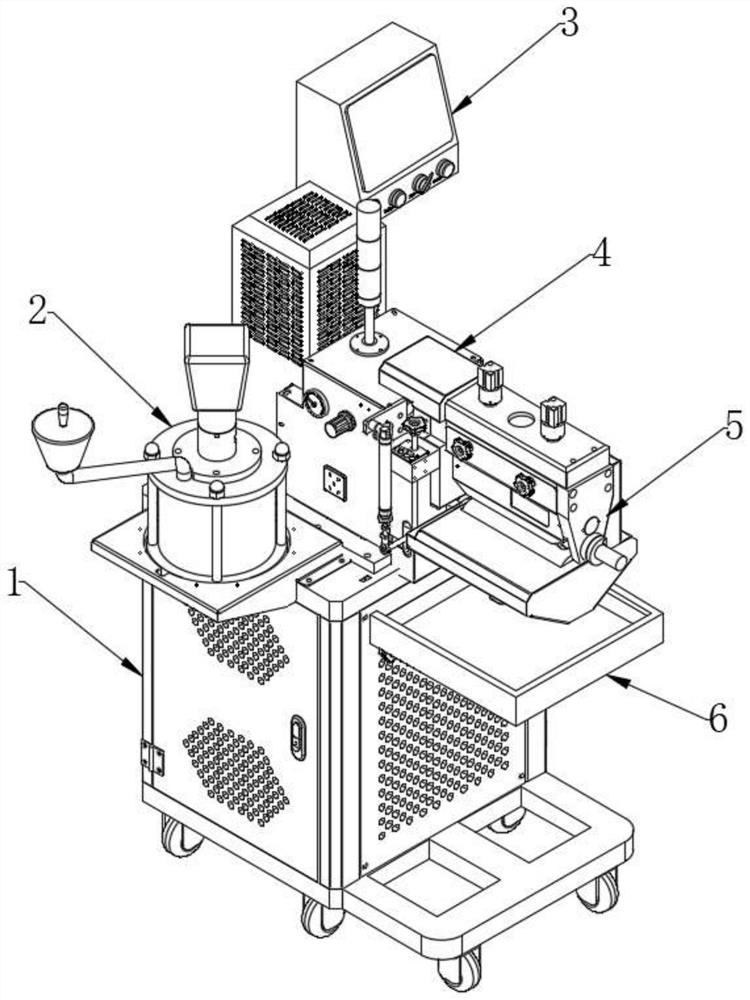 Novel upper wheel liquid medicine coating machine