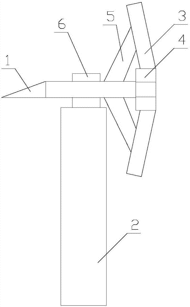 Wind driven generator with windproof function