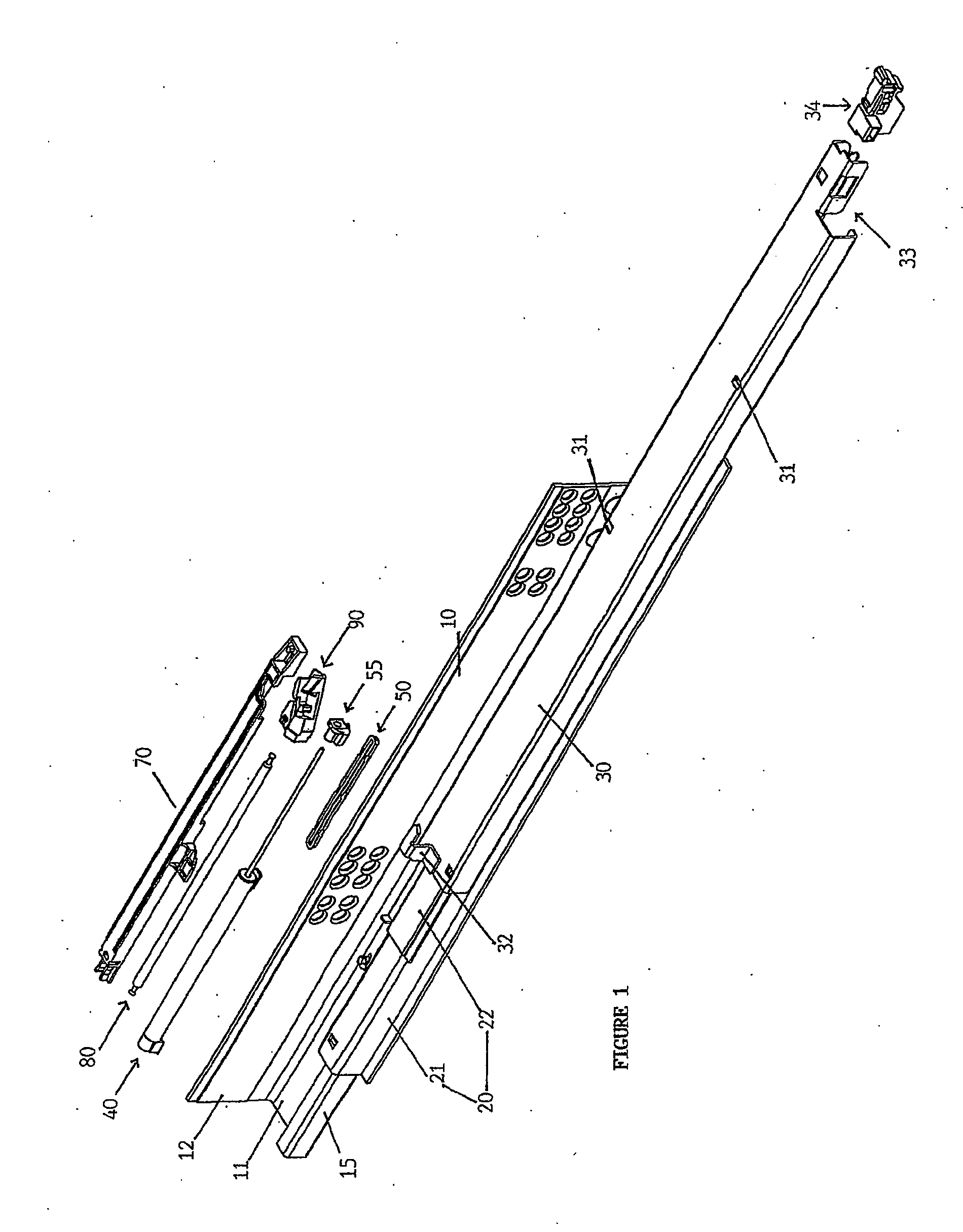 Drawer guide rail system