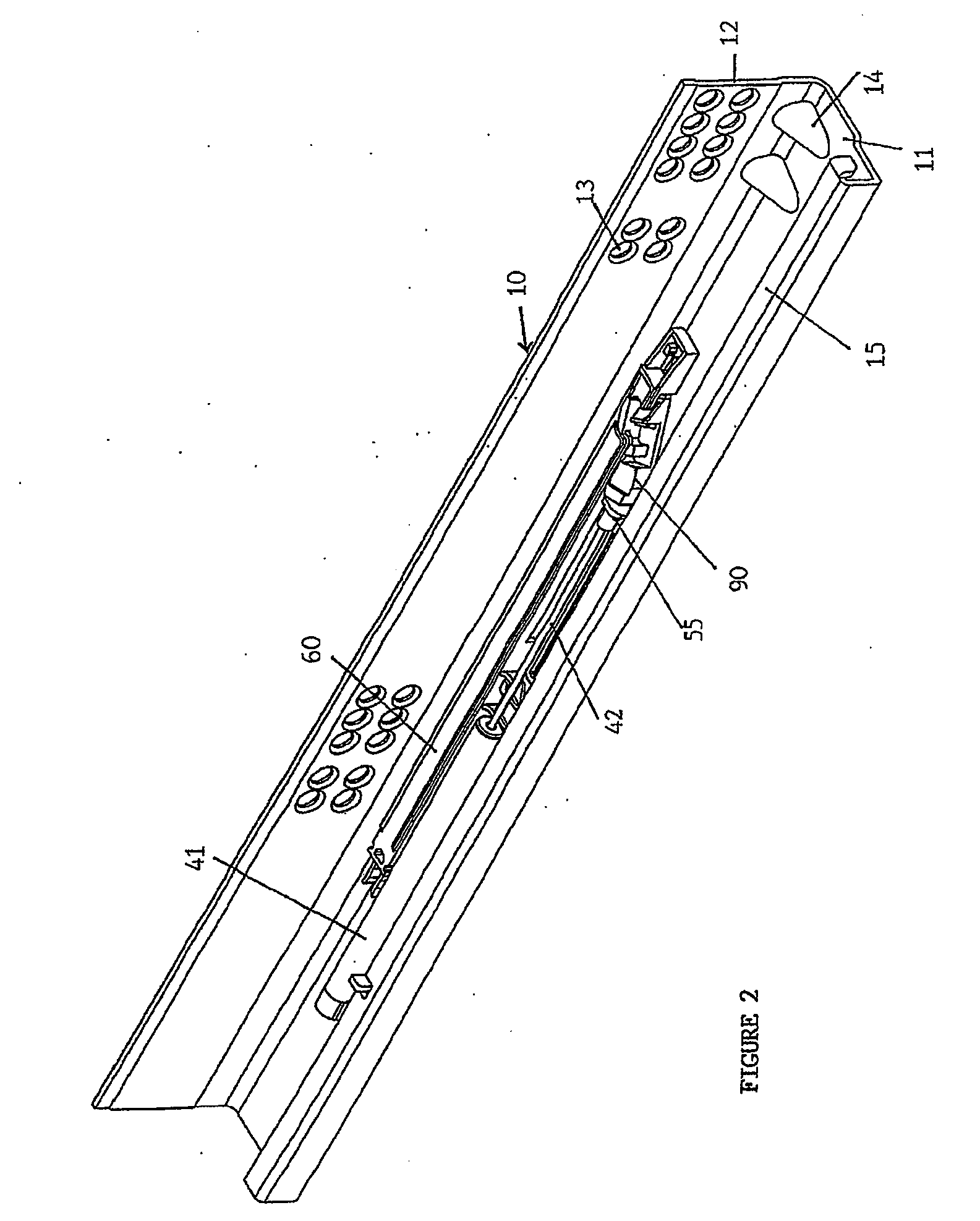 Drawer guide rail system