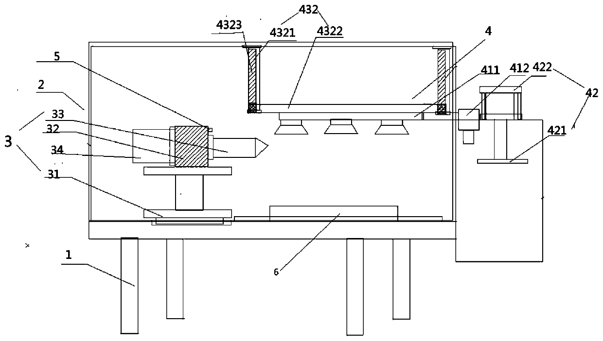 High-hardness alloy processing device and working method thereof