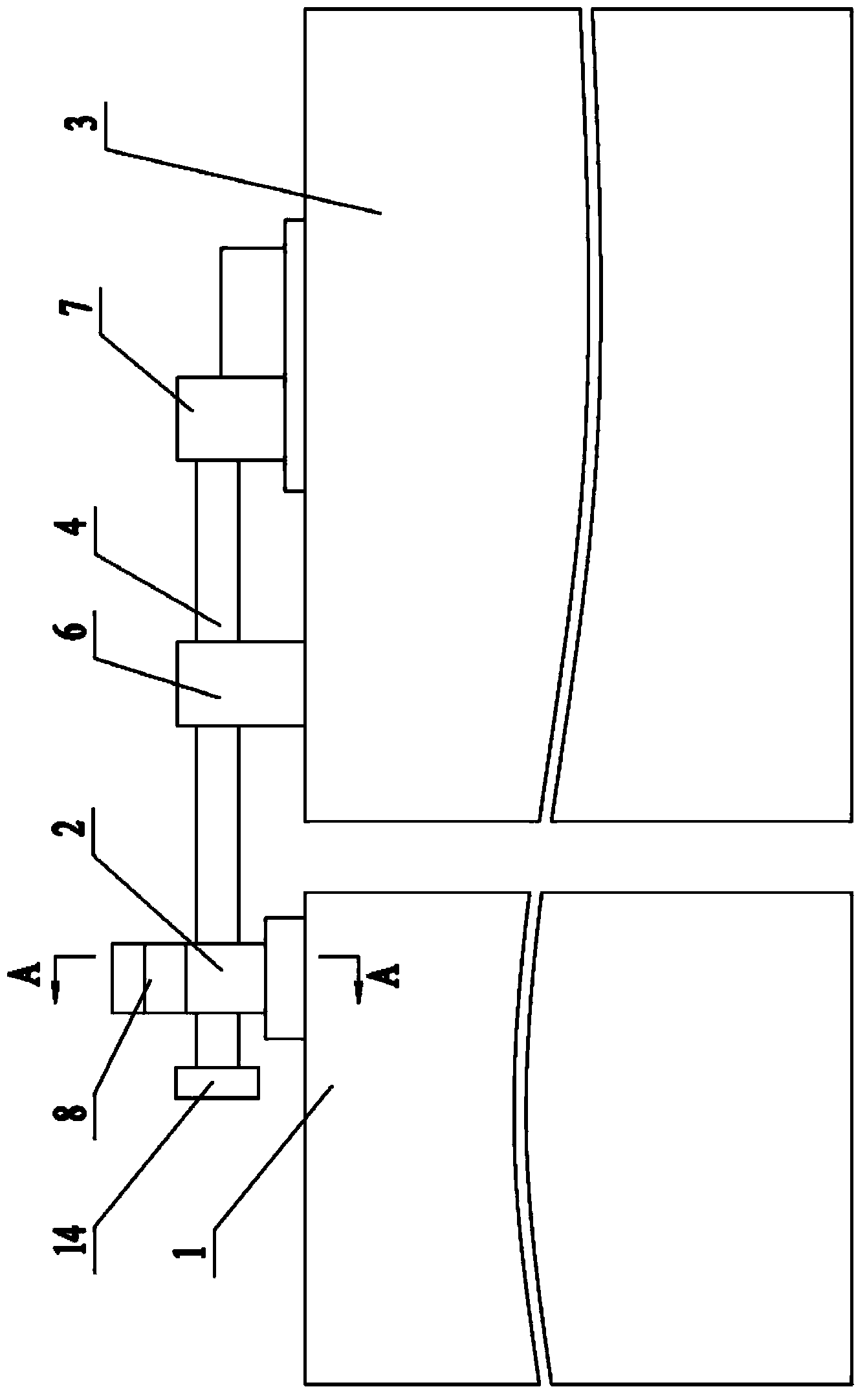 Pipe joint butt joint and guide device