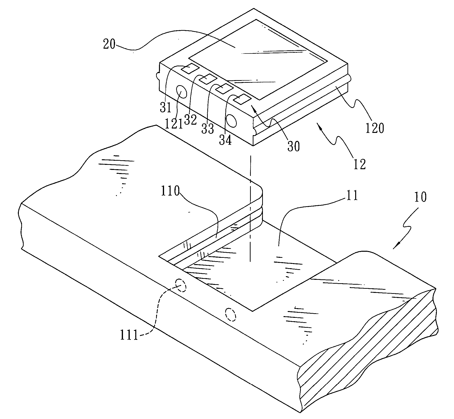 Level device and method for displaying leveling