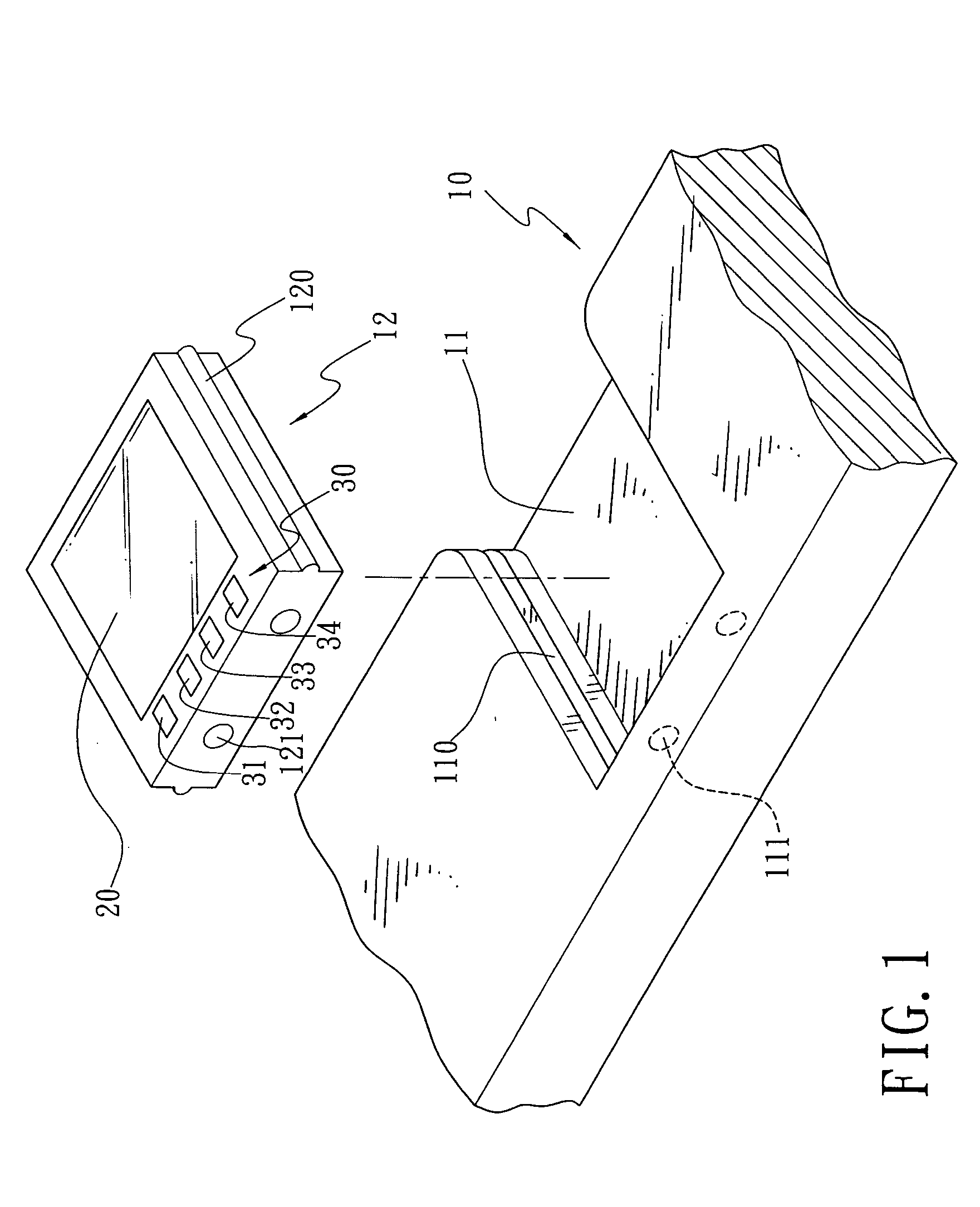 Level device and method for displaying leveling