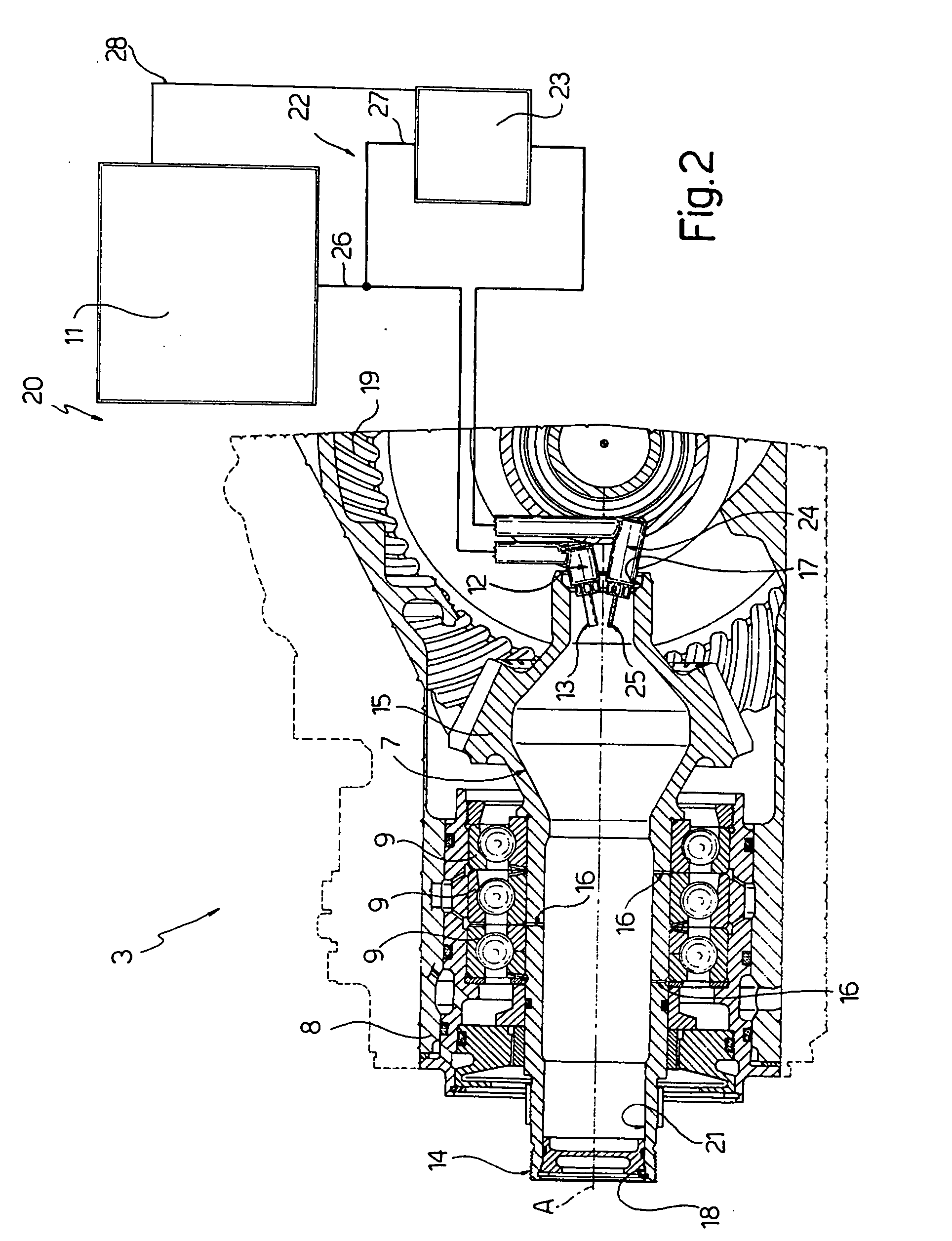 Helicopter with an auxiliary lubricating circuit