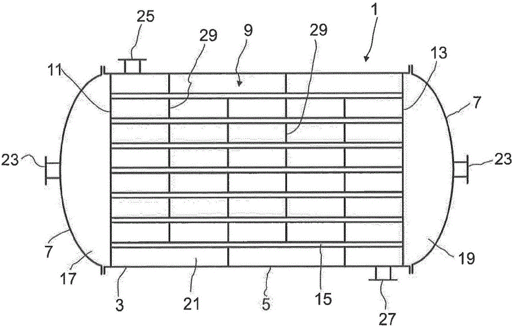 Tube bundle device and use thereof