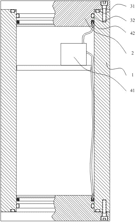 Seal cabin with water leakage monitoring function, junction box and benthonic observing system