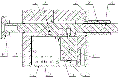 Disconnecting link lock of power switch cabinet