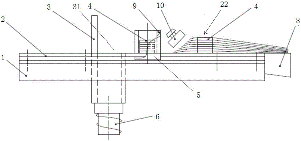 Automatic filler gauge system and automatic stamping machine provided with same