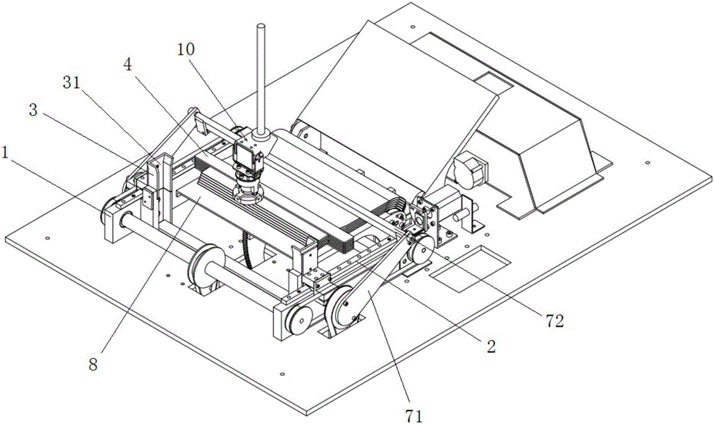 Automatic filler gauge system and automatic stamping machine provided with same