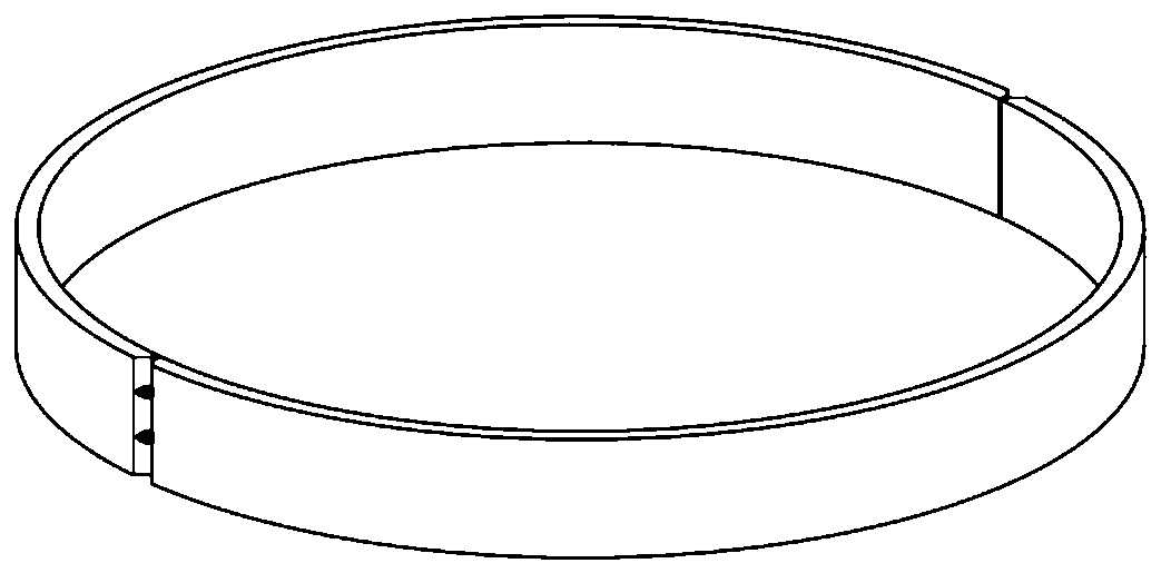 Snap ring machining process for asynchronous motor