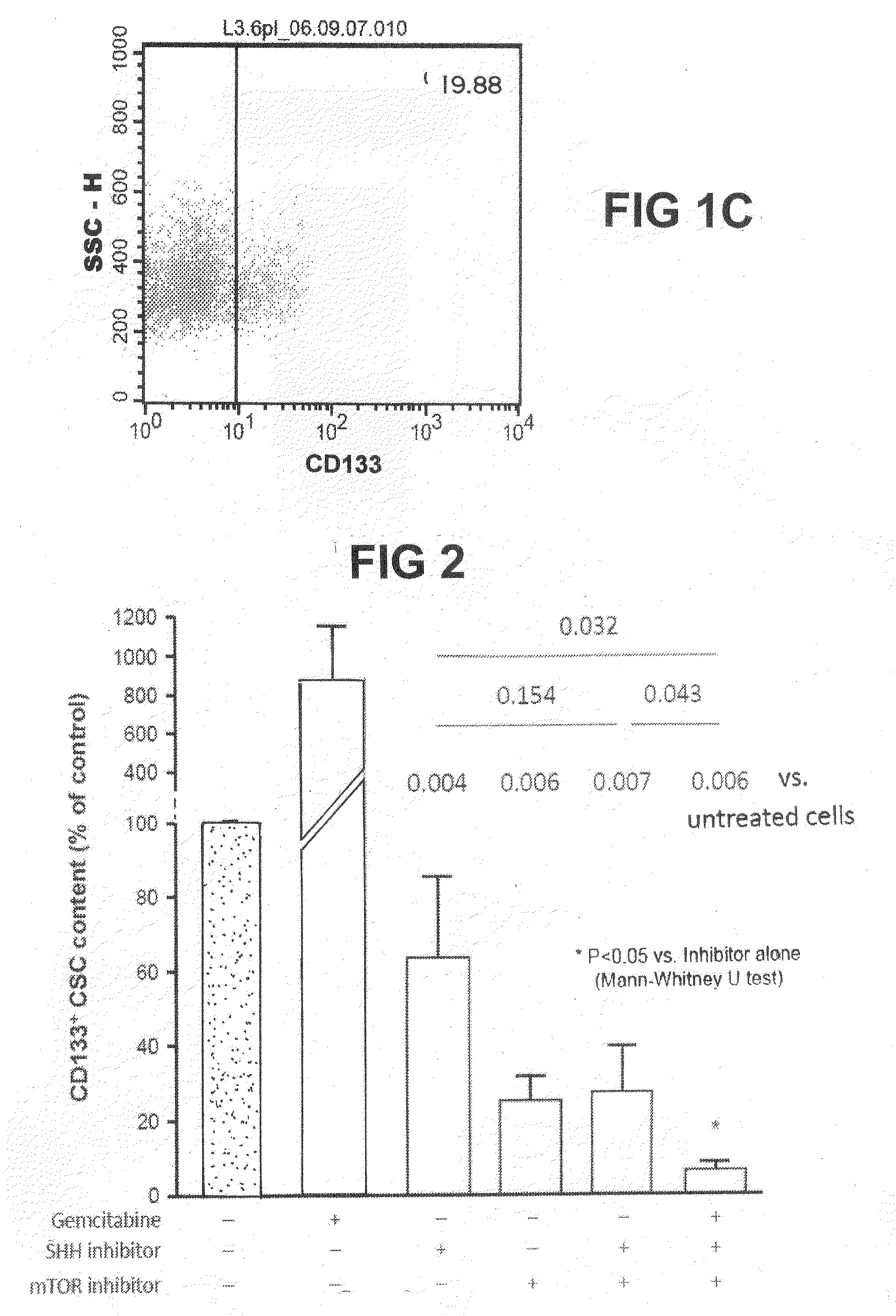 Active substance combination with gemcitabine for the treatment of epithelial cancer